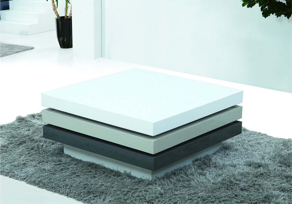 3-Tone Layered Coffee Table