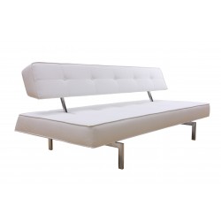 Minimalist Leather Sleeper Sofa