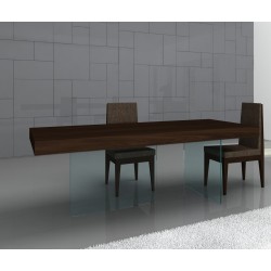 Glass Floating Dining Table