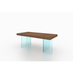 Glass Floating Dining Table