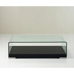 Curved Glass Coffee Table