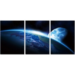 Earth And Moon Dance Wall Print Set
