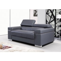 Adjustable Premium Leather Loveseat