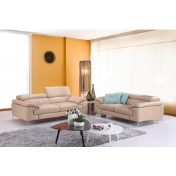 Adjustable Compact Leather Sofa