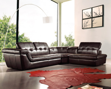 Retro Modern Fully Tufted Right Hand Facing Sectional