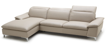 Comfy Premium Left Hand Facing  Leather Sectional