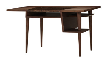 Marbled Wood Retro Desk