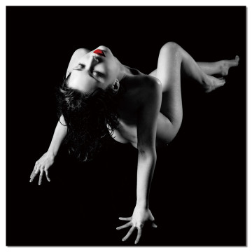 Red Lips Sensual Wall Print