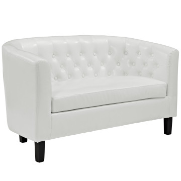 LHD-1043-WHI-Loveseat