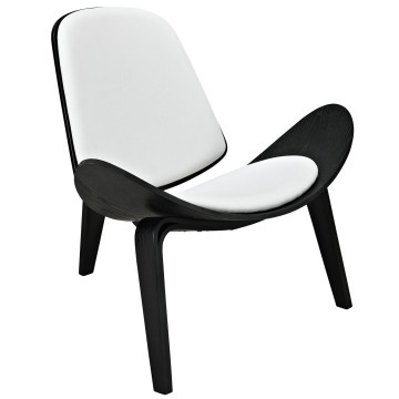 LHD-1050-BLK-WHI-Lounge Chair