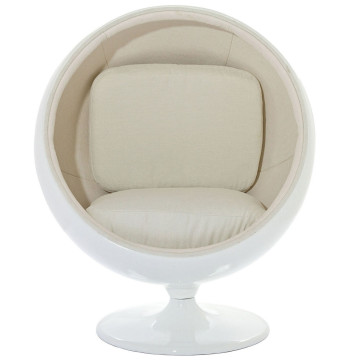 LHD-110-WHI-Lounge Chair