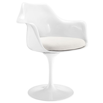 LHD-116-WHI-Dining-Armchair