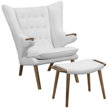 LHD-1444-WAL-WHI-SET-Lounge Chair
