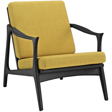 LHD-1447-BLK-YLW-Armchair