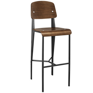 LHD-1468-WAL-BLK-Bar-Stool