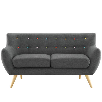 LHD-1632-GRY-Loveseat