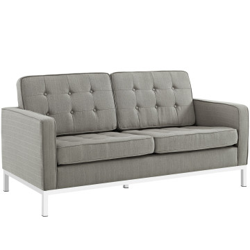 LHD-2051-GRA-Loveseat