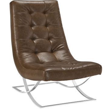 LHD-2076-BRN-Lounge Chair