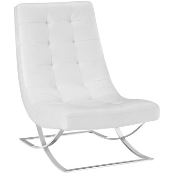 LHD-2076-WHI-Lounge Chair