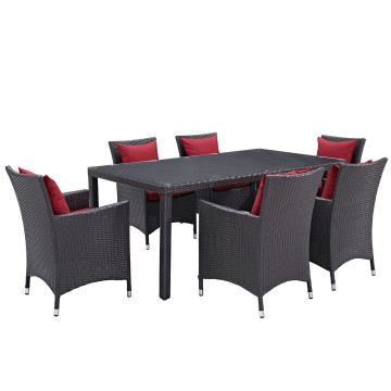 LHD-2199-EXP-RED-SET-Dining Set