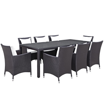 LHD-2217-EXP-WHI-SET-Dining Set