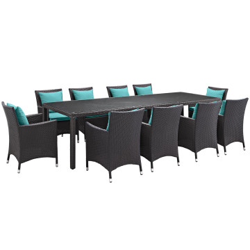 LHD-2219-EXP-TRQ-SET-Dining Set