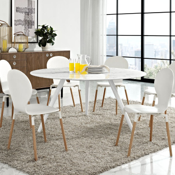 LHD-2527-WHI-Dining-Table