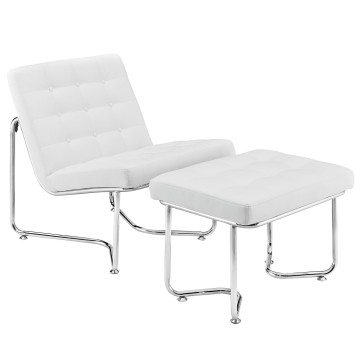 LHD-262-WHI-Lounge Chair