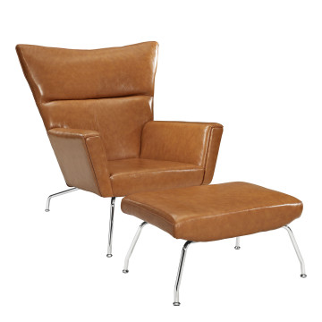 LHD-287-TAN-Lounge Chair