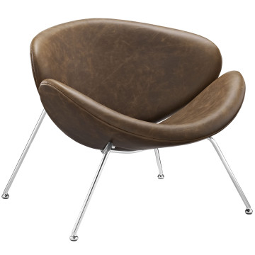 LHD-809-BRN-Lounge Chair