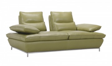 NAOMI - Leather Loveseat