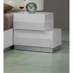 High Line White Right Nightstand