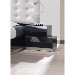 High Line Black Right Nightstand