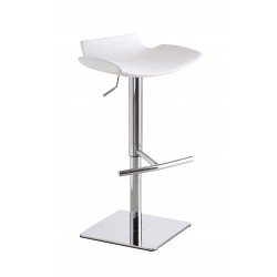 No Back Chrome Bar Stool