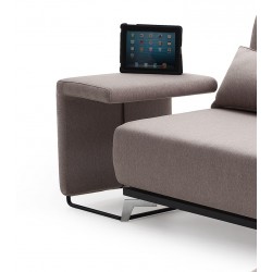 Sleek Neutral End Table