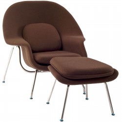 LHD-113-DBR-Lounge Chair