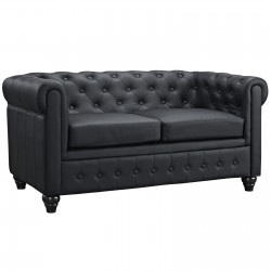 LHD-1411-BLK-Loveseat