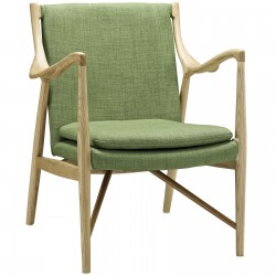 LHD-1440-NAT-GRN-Lounge Chair
