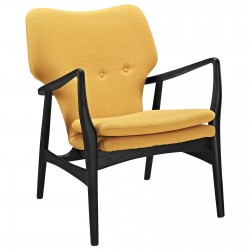 LHD-1442-BLK-YLW-Lounge Chair