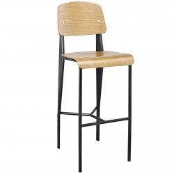 LHD-1468-NAT-BLK-Bar-Stool
