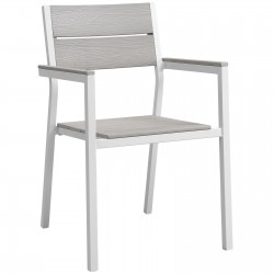 LHD-1506-WHI-LGR-Armchair