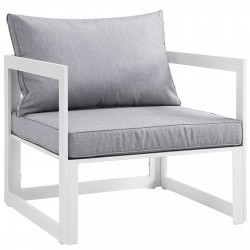 LHD-1517-WHI-GRY-Armchair