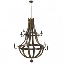 LHD-2109-BRN-Ceiling Lamp