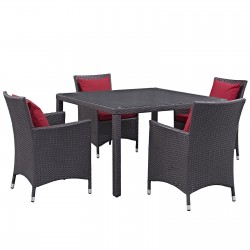 LHD-2191-EXP-RED-SET-Dining Set