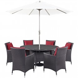 LHD-2194-EXP-RED-SET-Dining Set