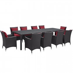 LHD-2219-EXP-RED-SET-Dining Set