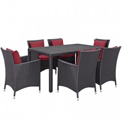 LHD-2241-EXP-RED-SET-Dining Set