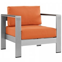 LHD-2266-SLV-ORA-Armchair