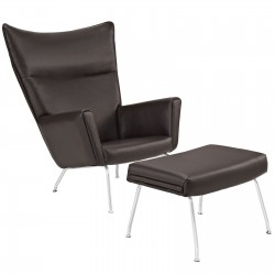 LHD-287-DBR-Lounge Chair