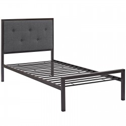 LHD-5438-BRN-GRY-Twin Bed